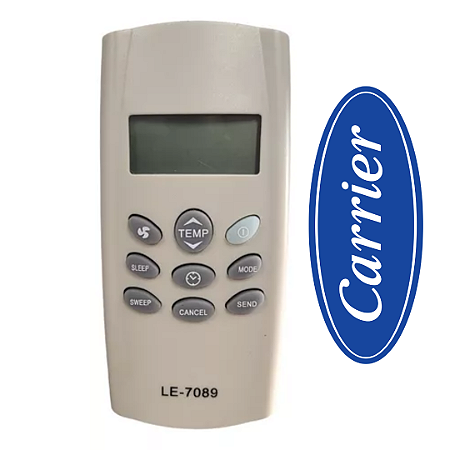 Controle AR Condicionado Carrier 7089