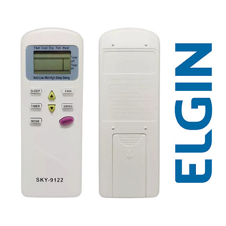 Controle AR Condicionado Elgin 9122