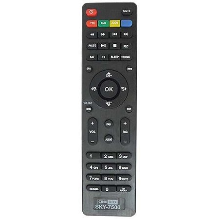 Controle remoto Cinebox