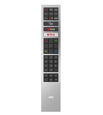 Controle Remoto Para Tv Aoc Led Smart 4k Netflix Rc4183901