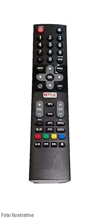 CONTROLE REMOTO TV SMART PHILCO C/NETFLIX 9004