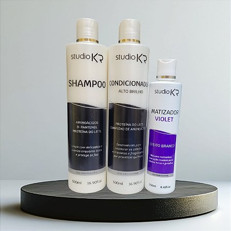 Shampoo + Condicionador + Matizador Violet