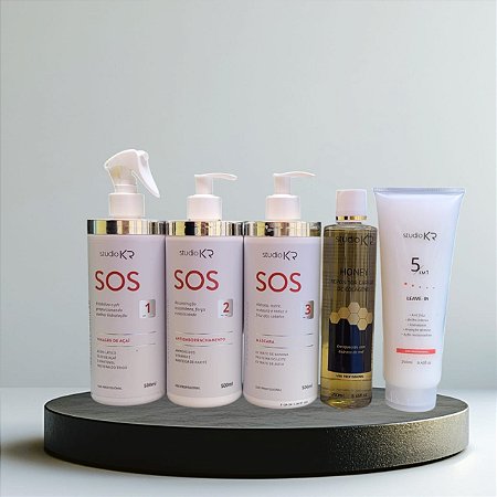 Resgate Capilar + Repositor de colageno + Protetor termico