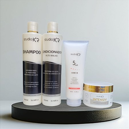Shampoo + Condicionador + Hidratação Intensiv + Protetor térmico
