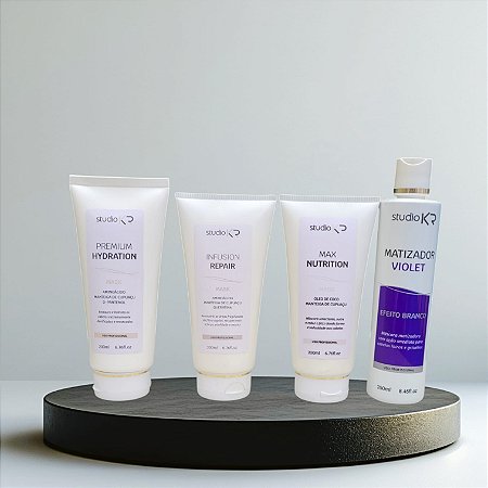 Kit Cronograma + Matizador Violet