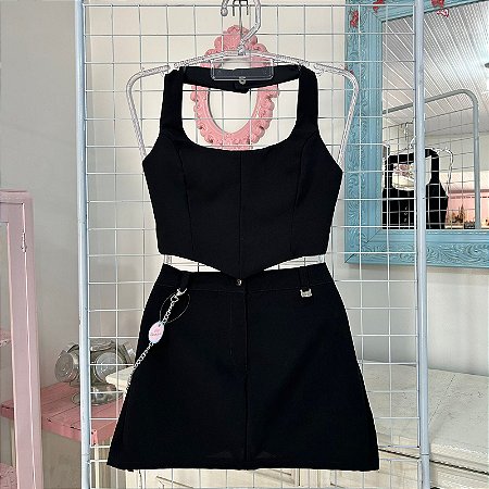 Conjunto Upcycling autoral preto - 38