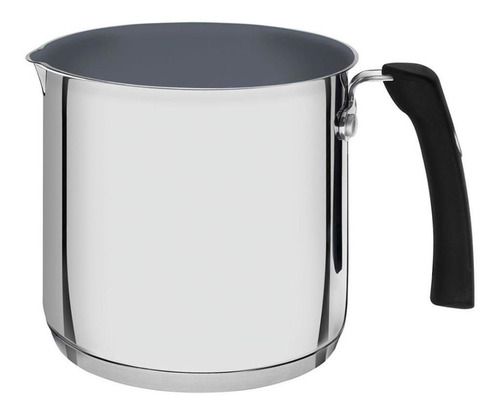 Leiteira Fervedor Indução Aço Inox Tramontina Antiaderente Cerâmico Solar Fundo Triplo 14cm 2 Litros