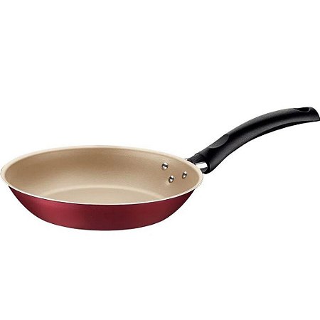 Frigideira Antiaderente Tramontina Aluminio Vermelha 28 cm 2 Litros Turim Não Gruda