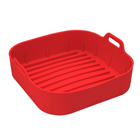 Forma Assadeira de Silicone para Air Fryer Antiaderente