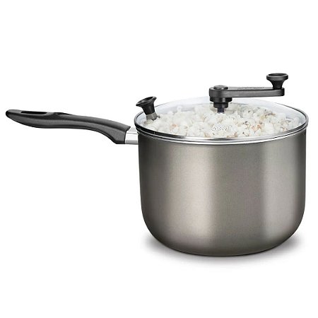 Pipoqueira Panela MTA Antiaderente Aluminio 22cm 4,8L Litros Supra Versatil