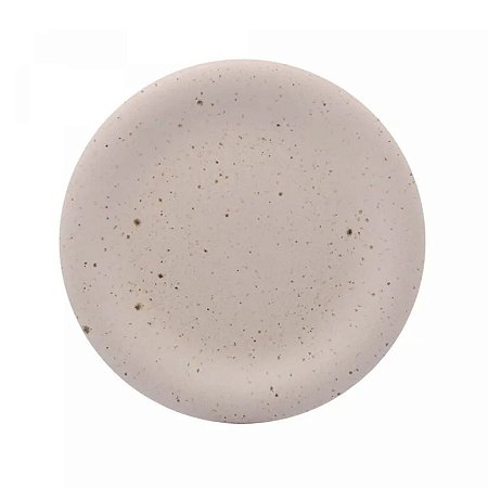 Prato de Sobremesa Cerâmica Mist Matte Rustico Decorado 22cm Wolff