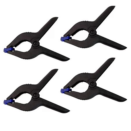 Kit 4 Grampos Sargento para Madeira Marceneiro Aperto Rápido 3 Pol Reforçado Rayco