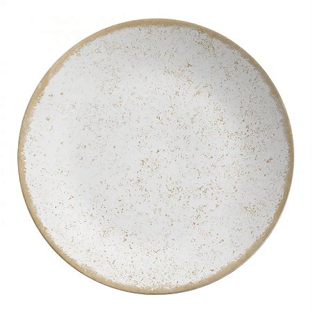 Prato Fundo Cerâmica 25cm Coup Organic Alleanza Rustico