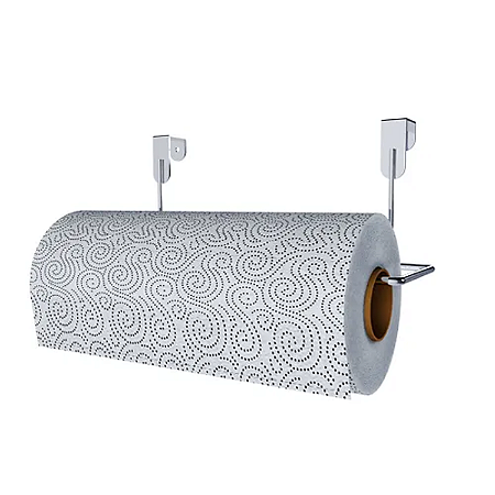 Suporte Porta Rolo Papel Toalha Suspenso Para Encaixe Armário Cozinha