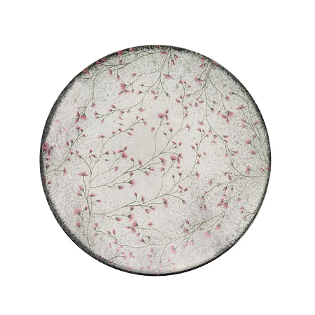 Prato De Sobremesa 19cm Porcelana Decorada Floralis Tramontina