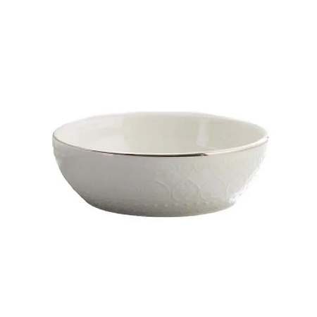 Prato Fundo Bowl Tigela Cumbuca Cerâmica Harmony 523ml Caldo Sopa Corona