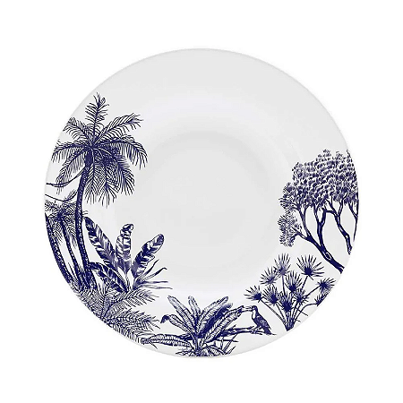 Prato Fundo de Porcelana 23,5cm Oxford Toile de Jouy