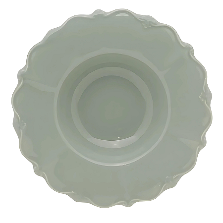 Prato Fundo Chapéu p/ Massa Porcelana 23cm Fancy Menta Risoto
