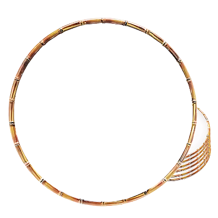 Jogo De Pratos Rasos Melamina Kit 6 Peças 27cm Bambu Asper Jantar Refeição