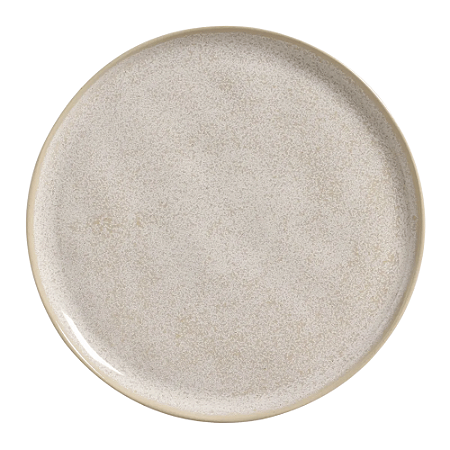 Prato Raso Jantar Refeição 27,5cm Bio Latte Cerâmica Porto Brasil