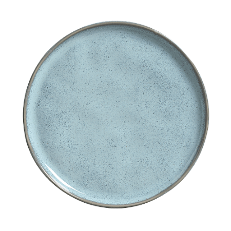 Pratos De Sobremesa 21,5cm Bio Breeze Azul Cerâmica Porto Brasil