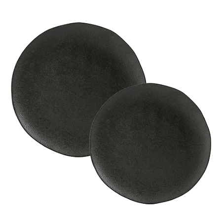Aparelho De Jantar Jogo Pratos Kit 8 Peças Bio Carbon Cerâmica Porto Brasil