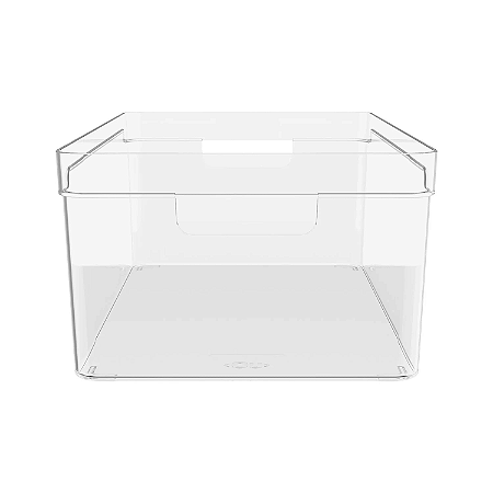 Organizador de Gaveta Dispensa Modular 30x20cm Multiuso Clear Ou