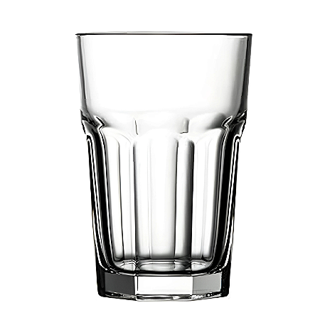 Copo Alto De Vidro Grosso 415ml Água Suco Grande Resistente Luxo Casablanca