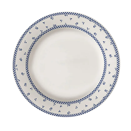 Prato Fundo 21cm Sopa 560ml Domino Cerâmica Decorada Corona