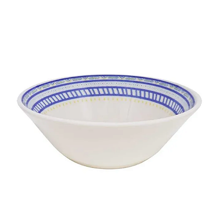 Bowl Tigela Cumbuca 500ml Cerâmica Decorada Caldo Sopa Grano Biona