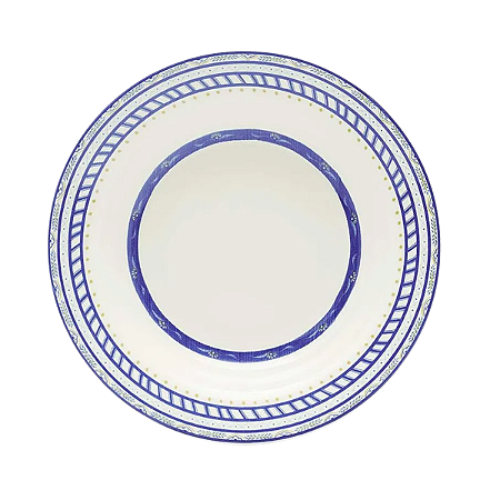 Prato Fundo Sopa Refeição 21,5cm Grano Cerâmica Decorada Oxford