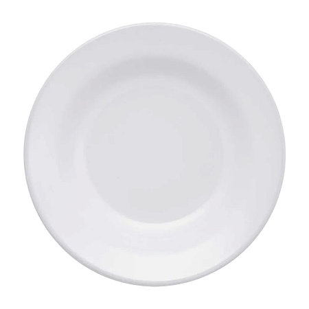 Prato Fundo 22cm Sopa Caldo Plus Branco Cerâmica Oxford