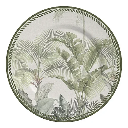 Sousplat de Cerâmica Prato Grande 34cm Caraíva Alleanza