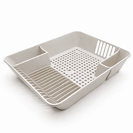 Escorredor de Louças Coza Brinox Porta e Seca Pratos Suporte p/ Copos Talheres