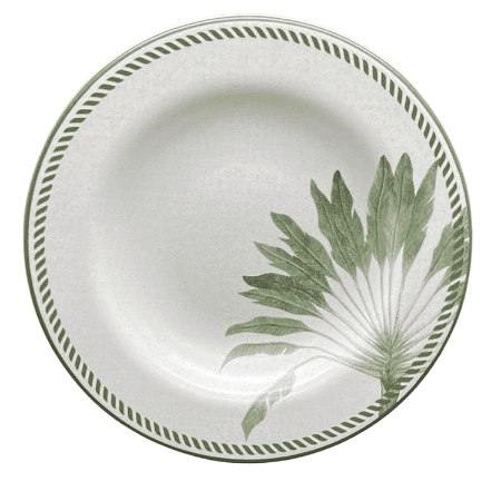 Prato Fundo Canaiva Acetinado 25cm Cerâmica Decorado Alleanza