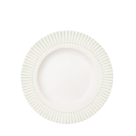 Prato Raso Jantar Monocroma 28cm Porcelana Decorado Tramontina