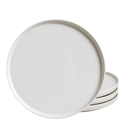 Jogo De Pratos Raso Jantar Refeição 27cm Kit 4 Peças Neo Vit Cerâmica Porto Brasil