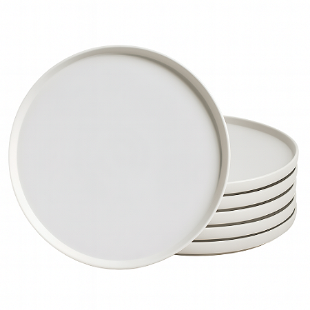 Jogo De Pratos Raso Jantar Refeição 27cm Kit 6 Peças Neo Vit Cerâmica Porto Brasil