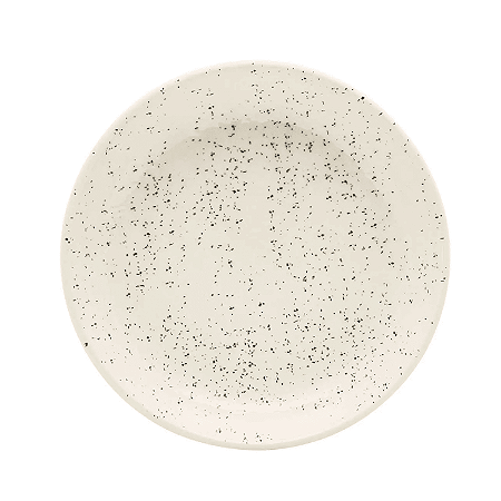 Prato Fundo de Cerâmica 20,5 cm Sopa Flat Chuvisco Oxford Decorado