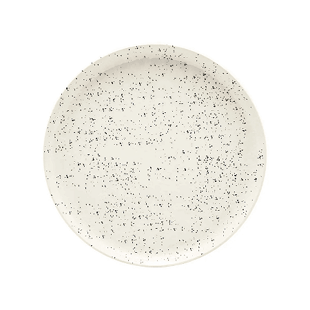 Prato de Sobremesa Cerâmica 20 cm Flat Chuvisco Oxford