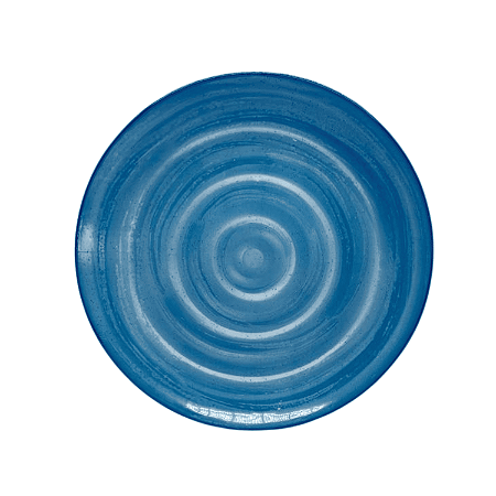 Prato Raso Jantar  De Cerâmica 26cm Unni Oceânica Oxford