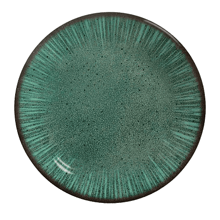 Prato Raso Jantar de Cerâmica Refeição 29cm Alleanza Tunísia Rústico