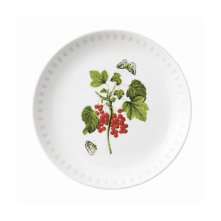 Prato Sobremesa 20cm Unni Garden Porcelana Decorada Oxford