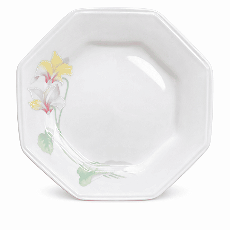 Prato Sobremesa 20cm Encanto Porcelana Decorada Schmidt