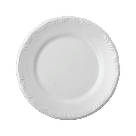Prato Raso Jantar Refeição 26cm Pomerode Porcelana Decorada Schmidt