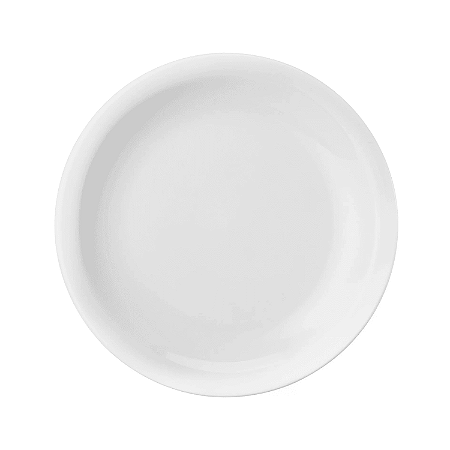 Prato Raso Jantar Refeição 26cm Protel Porcelana Decorada Schmidt