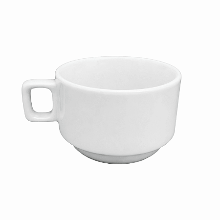 Xícara de Chá 200ml com Pé Protel Porcelana Decorada Schmidt