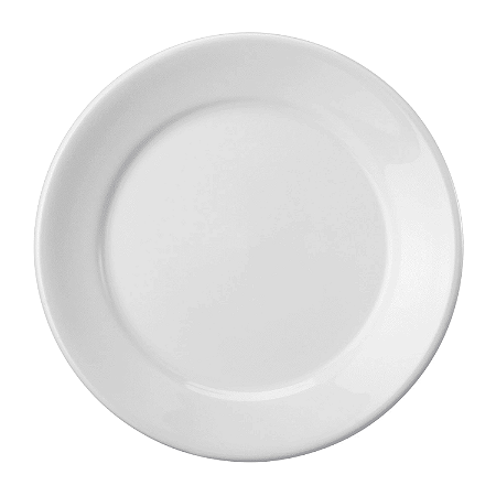 Prato Raso Refeição 25cm Branco Convencional Porcelana Schmidt