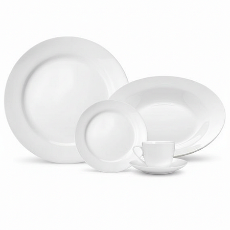 Aparelho de Jantar Completo  Kit 16 Peças Clean Porcelana Lyor