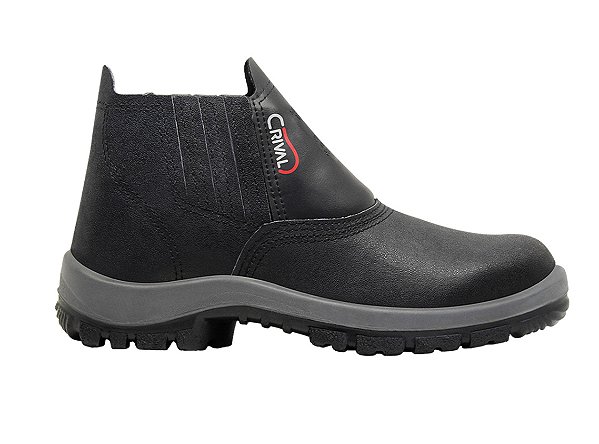 Botina Couro D/El S/B Bd Pta Cp080Pvc 35 - Ca 40043 - Crival